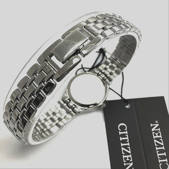 NWT CITIZEN WOMEN'S WATCH EJ6040-51D, w/ MOTHER OF PEARL & SWAROVSKI CRYSTALS - Picture 9 of 10